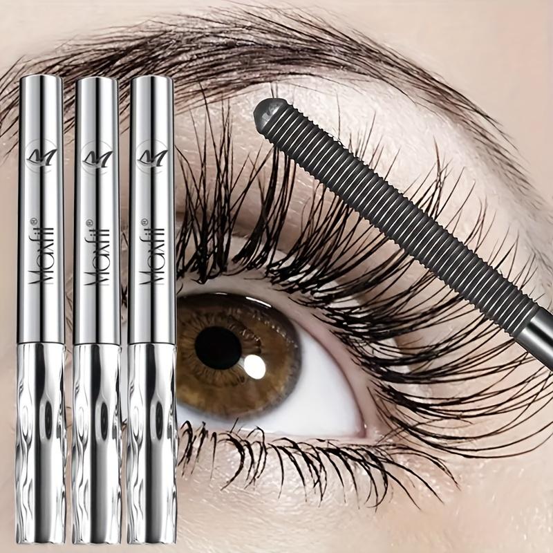 1pc Waterproof Eyelash Mascara | 24-Hour Volumizing and Lengthening Formula, Plant-Based Squalane, Suitable for Sensitive Eyes, Black Tone