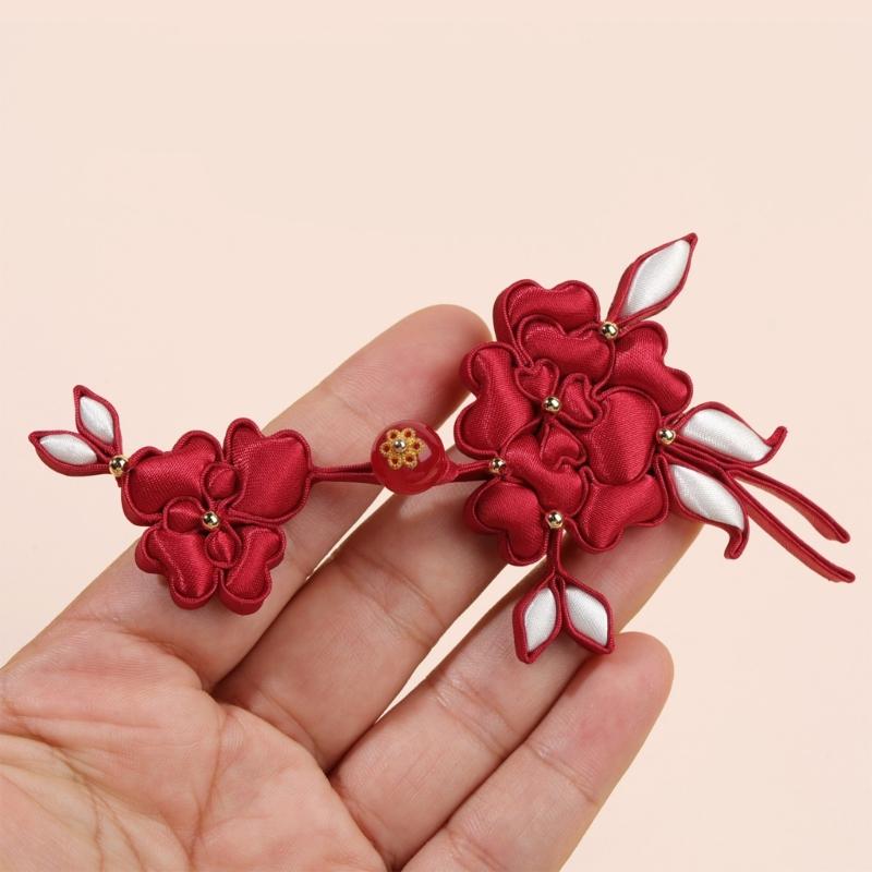 Chinese Styles Satins Frogs With Intricate Beadworks For Formal Styles