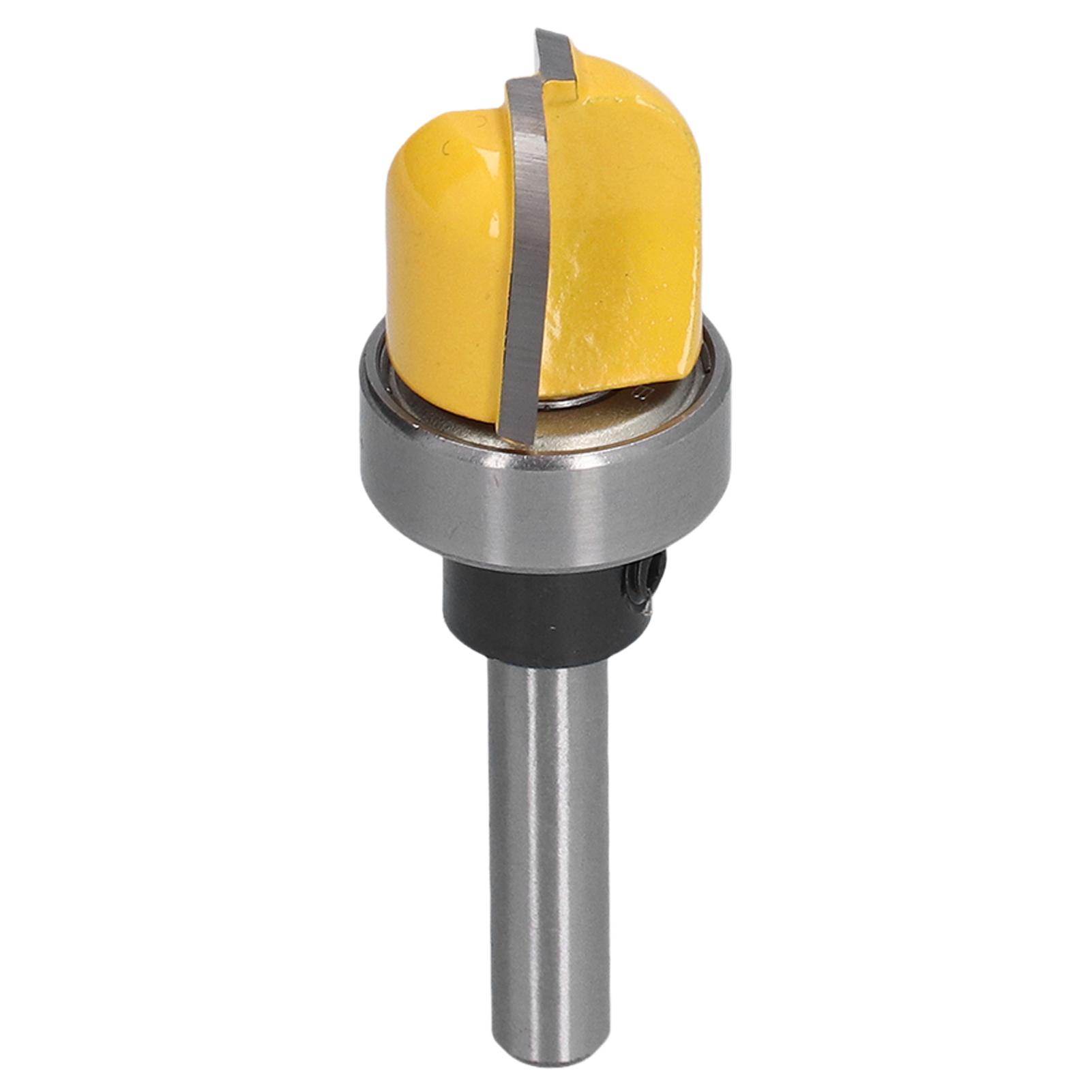 

Фреза с круглым носом для изготовления сердцевины, чаши, подноса, шаблона, блюда для резьбы, фреза для фрезера с подшипником, хвостовик 1/4 дюйма, 1/2 дюйма