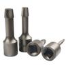 6Pcs 3/8 Screw Extractors Drill Set Extractors Bolt Set Slip Teeth Damaged Broken Bolt Removers Repair Demolish Tool