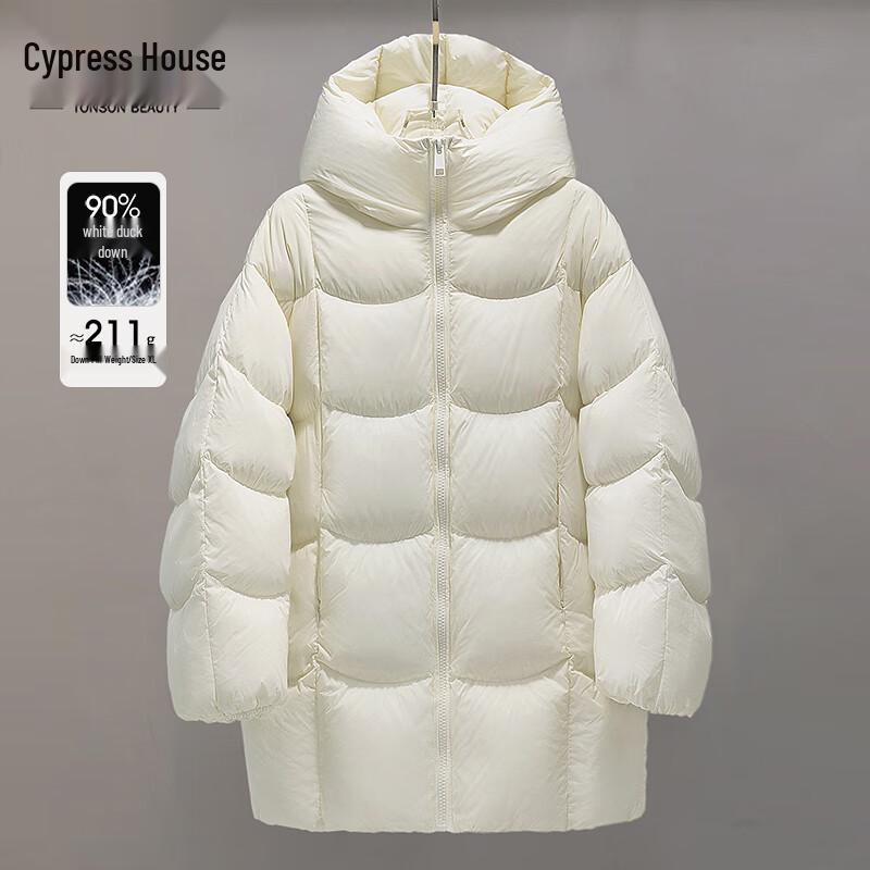 

Women s Hooded 90% Duck Down Loose Casual Jacket L