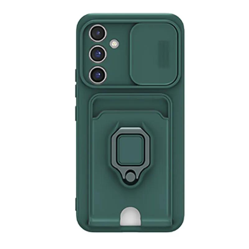 

Защитный чехол для объектива камеры Slide Military Armor для Samsung Galaxy A56 A36 A26 A16 A06 A55 A35 A25 A15 Ring Car Кронштейн Cover A26 зелёный