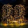 200/120LED Solar Firework Light Outdoor Waterproof Willow Tree Firework Lights Fairy LED Garden Decoration Lawn Holiday String