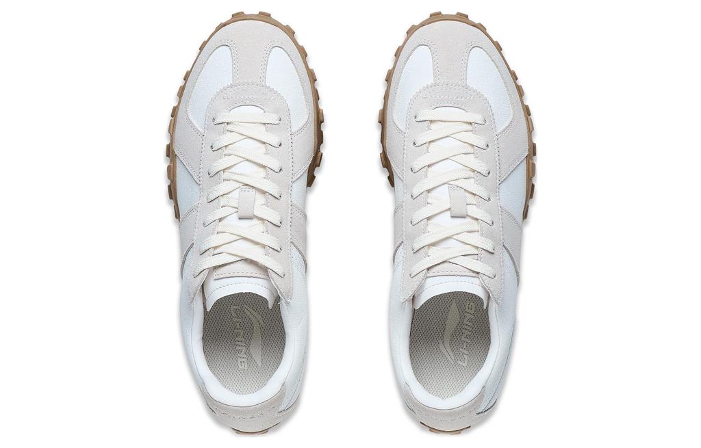 Li Ning Cloud Sichuan Collection VTNG Textile, Synthetic Leather Slip Resistant Abrasion Resistant Low top AGCT159-3