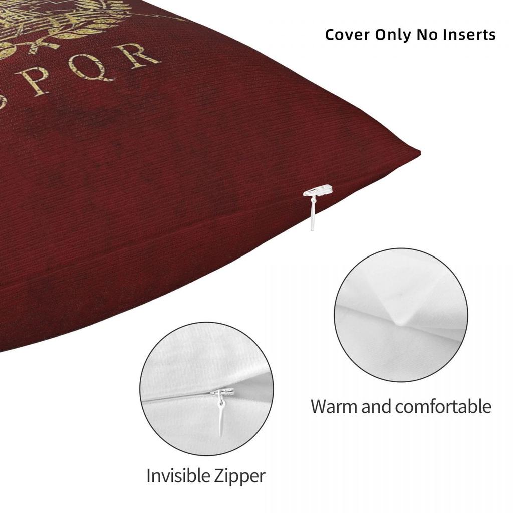 Senatus Populus Que Romanus Square Pillowcase Polyester Linen Velvet Printed Zip Decor Pillow Case Home Cushion Case