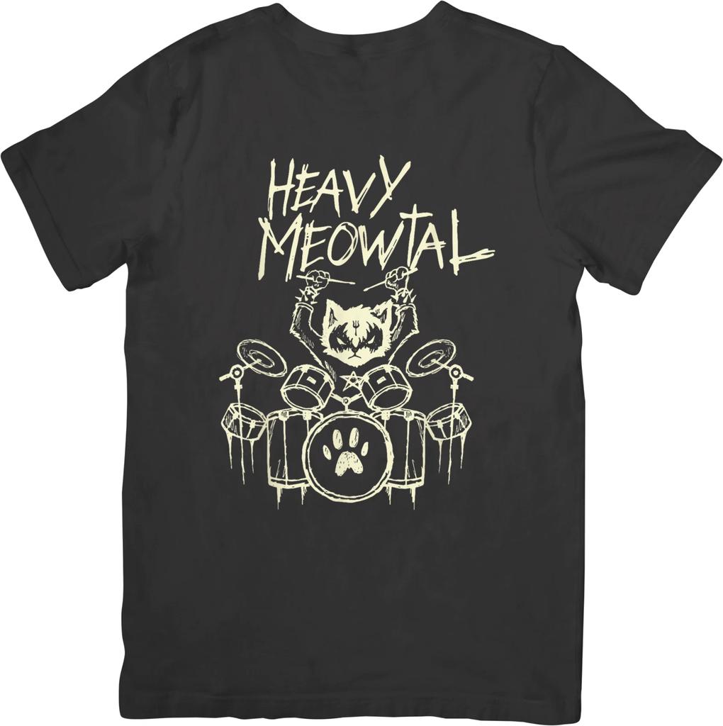 Heavy Metal Music Unisex Fit for Men & Women Quality Cotton T-Shirt Black