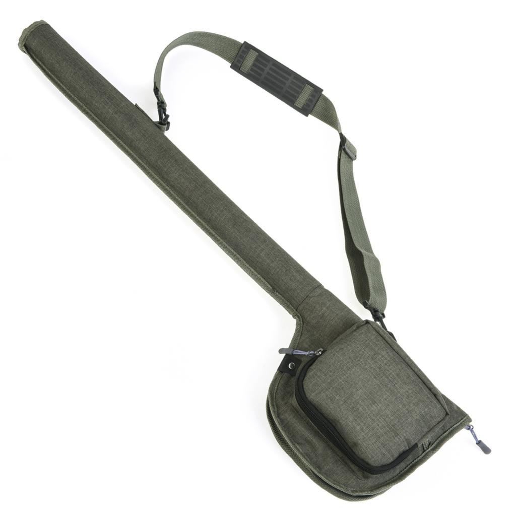 Canvas Fishing Rod Bag Portable Fishing Rod Reel Storage Tubes Cases Fishing Rod Fly Fishing Bag