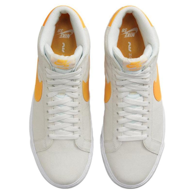 Nike Sb Zoom Blazer Mid 'Summit White Laser Orange' Skateboard Shoes 864349-110
