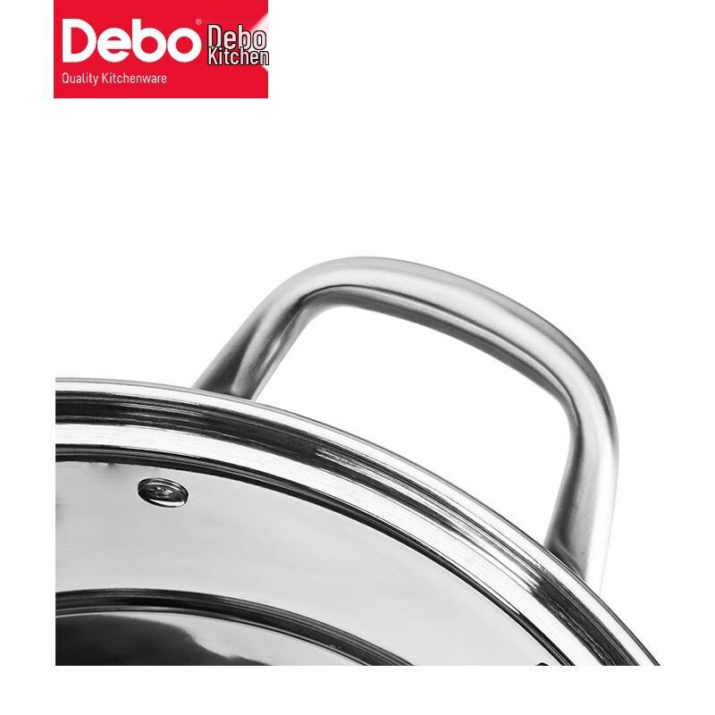 Debo 304 Edelstahl 28cm Dampfgarer & Suppentopf