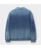 Keoseuuteommellou Blue Washed Two Tone Sweatshirt Cwtas26117Bux
