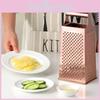 Kitchen Steel Stainless 4 Sided Box Food Grater Vegetable Cheese Shredder Slicer