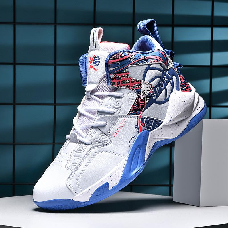 Basketball Sneakers 2025 New Youth Junior High School Students Ultra-light Shock Absorption Autumn Running Training Professional Sneakers