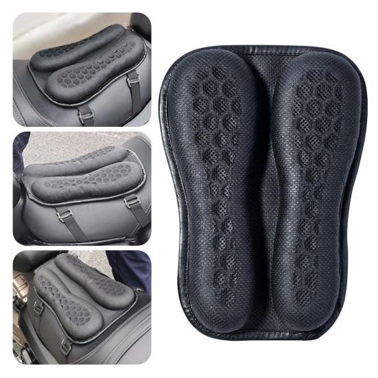 Motorcycle Seat Cushion, Gel Comfort Pad with Breathable Cooling, Waterproof Shock Absorbing Seat Cover for Cruiser Sportbike