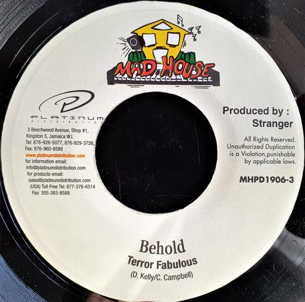 

7inch Record TERROR FABULOUS - Behold MHPD19063 Mad House Jamaica Reggae, Ska & Dub Used