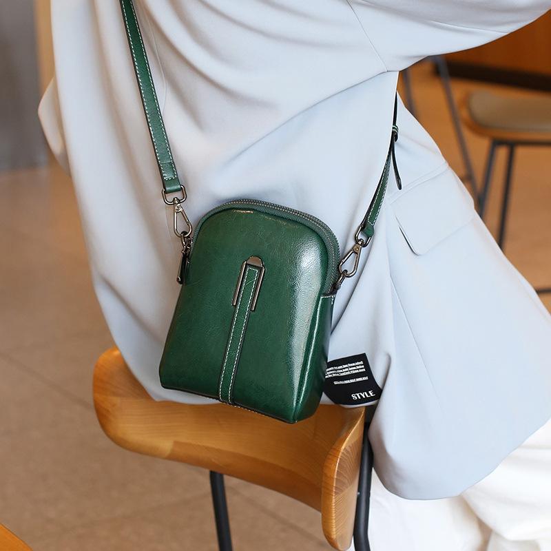 Phone Bag for Women Crossbody Bag 2025 New Fashion Versatile Large Capacity Cowhide Small Bag Genuine Leather Shoulder Bag for Women