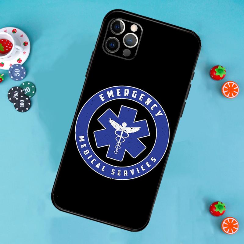 Emergency Medical Star of Life Phone Case For iPhone 17 Air 16 15 14 13 11 12 Pro Max 13 12 mini 15 16 Plus 16e Cover Funda
