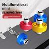 1/3Pcs Portable Magnetic Drive Short Screwdriver Multifunctional Clamps Simple Mini Screwdrivers Repair Parts Aluminum Alloy
