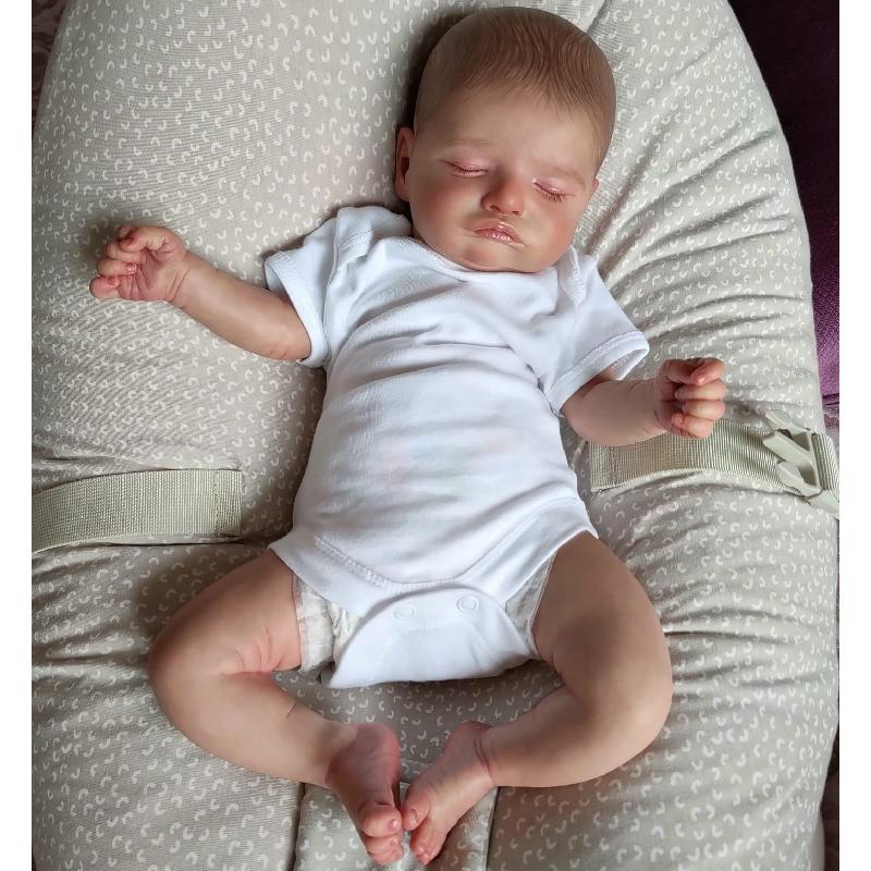 Simulation Reborn 48cm Doll Baby Bath Companion Real Life Toys Lifelike Kid Gift