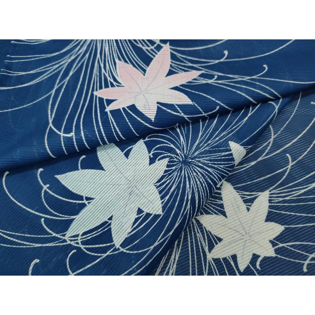 Heiwaya kimono *Summer kimono, small pattern, silk, Rangiku, maiha pattern, washable kimono, CAAW3058ut