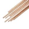10 Stück Neue Rote Kupfer Massive Runde Gas Bronze Stange Zum Nieten Schneiden 1,6*330mm