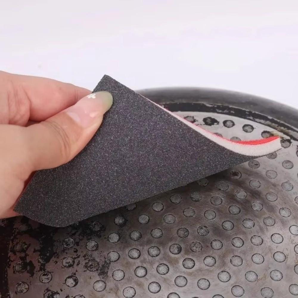 Multi-Purpose Wet Dry Sanding Sponge 75x100mm Grinding Sponge Pad For Wood Furniture