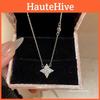 Enkelt Stjärn Zirkon Hängsmycke Halsband För Kontorskläder Och Vardagsmode