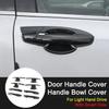 For Honda CRV 5th Accessories 2017 2018     Car ABS Carbon  Gate Door Handle Covers Trim Stickers Accessories