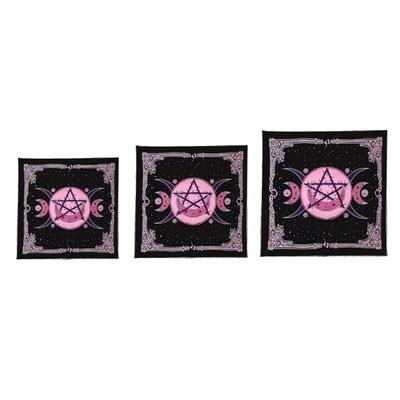 Divinations Tablecloth Star Moon Pattern Astrology Tarots Card Tablecloth Altars Cloth Divinations Board Game Accessory