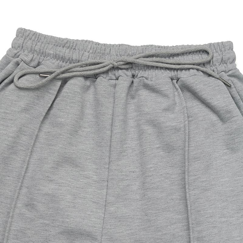Women's Elastic High Waist Patchwork Straight-Leg Pants - 2025 New European & American Style