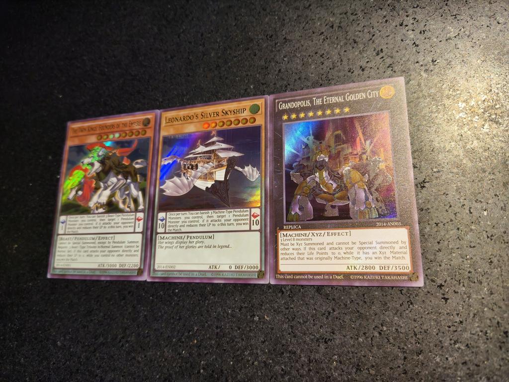 3pcs/set Yu-gi-oh! 2014 Wcs Self Control Collect Signature Trading Flash Card Anime Cartoon Christmas Gift