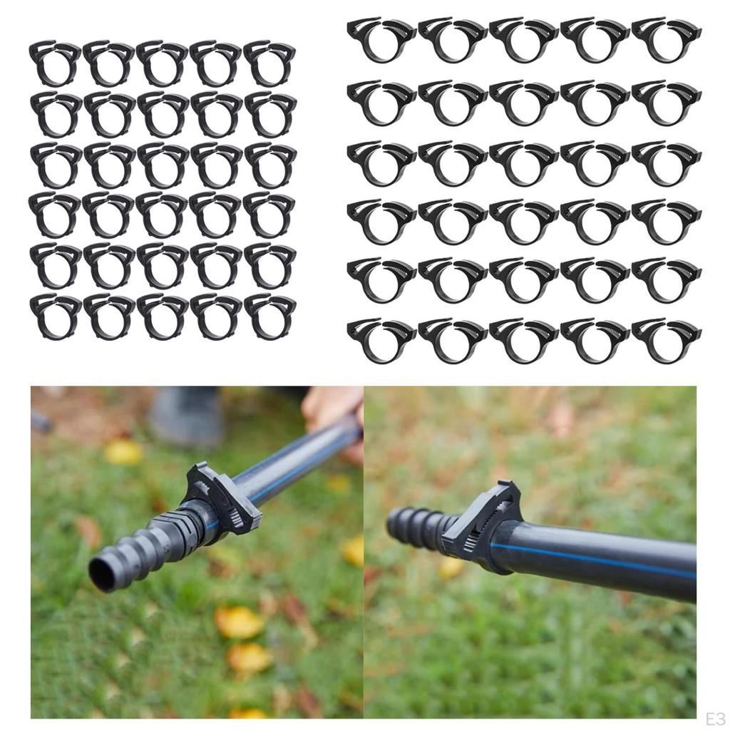 30 Parts Tube Fixing Clips Connection of The Garden Hose Tighten Irrigation System
