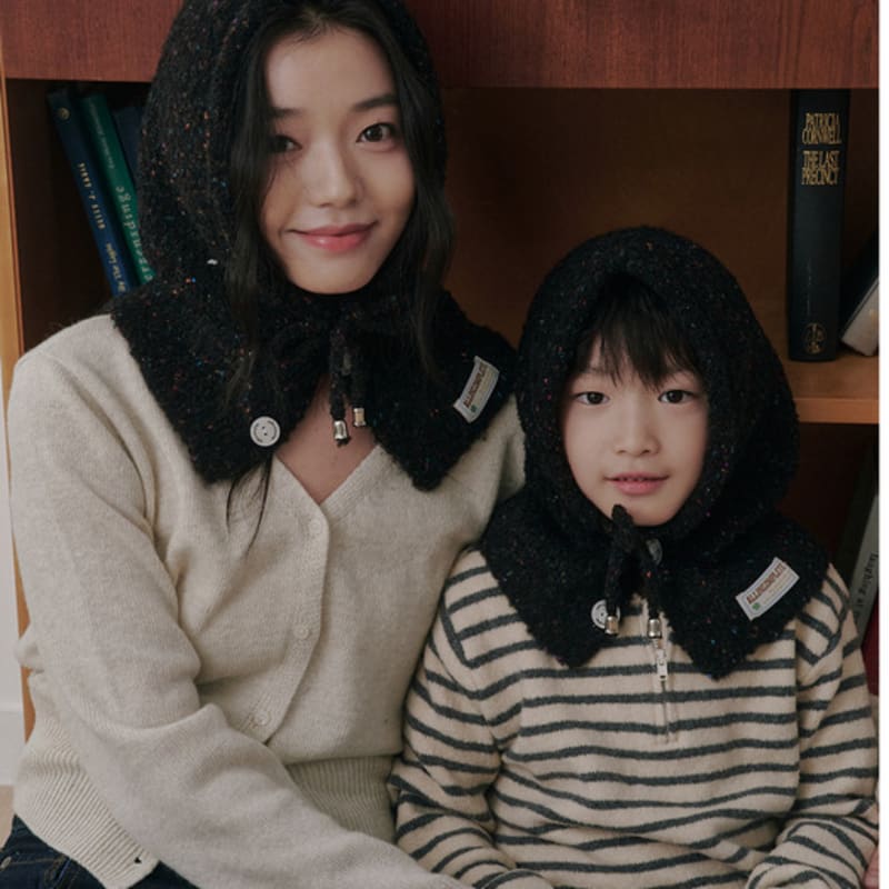 ALLINCOMPLETE Set Balaclavă Boucle Presărată pentru Familie (5 culori)