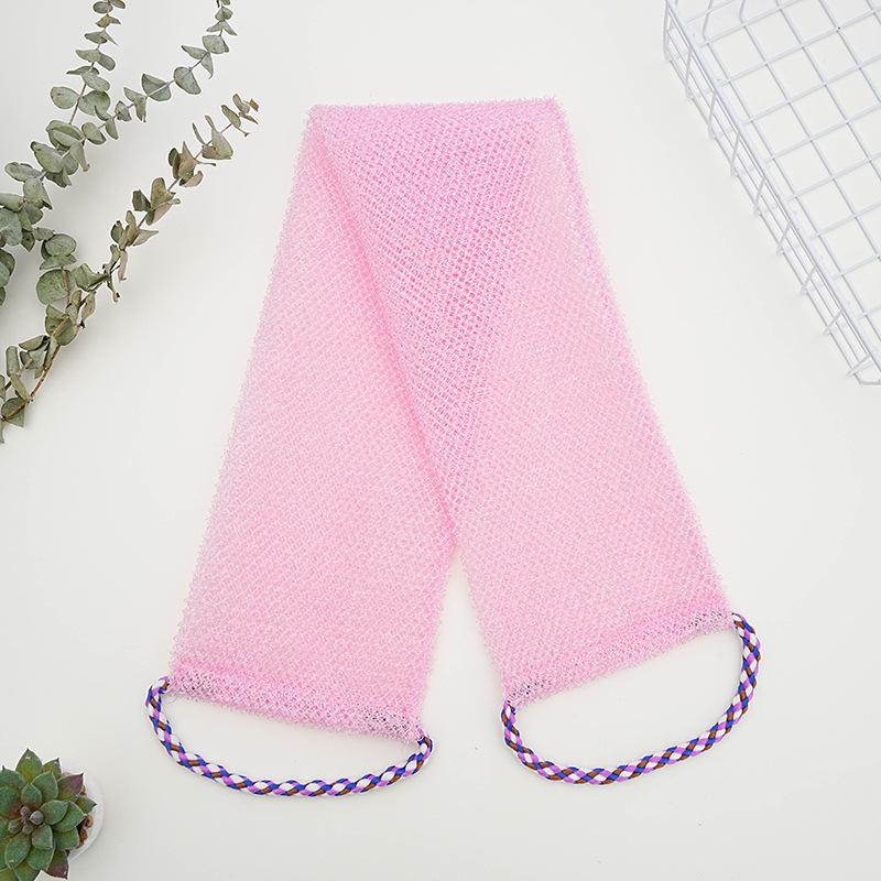 

Двухслойная мочалка-сетка для ванны и скраб-полотенце для спины для мужчин и женщин - Веревка для сауны, Скребок от грязи, Средство для удаления пятен 14*74 cm