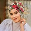 Fashion Turban Headscarf For Women With Floral Print Summer Autumn Winter Accessories