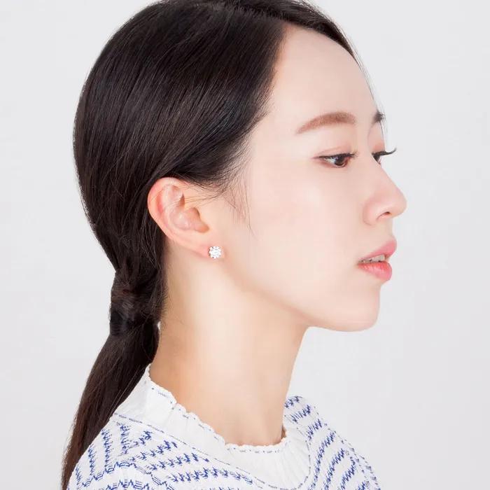 Mini Crystal Flower Earring