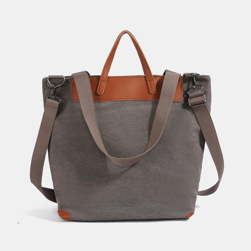 Women's Canvas Bag Large Capacity Shoulder Bag Commuter Handbag