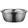 Stainless Steel Draining Sieve & Vegetable Basin