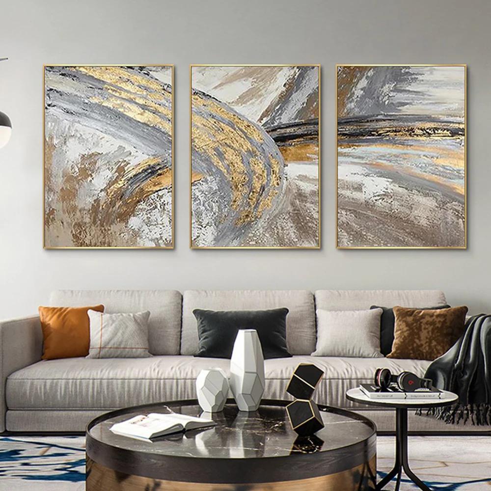 Scandinavian Minimalist Wall Art Light Luxury American Abstract HD Canvas Painting Poster Prints Home Bedroom Living Room Decor