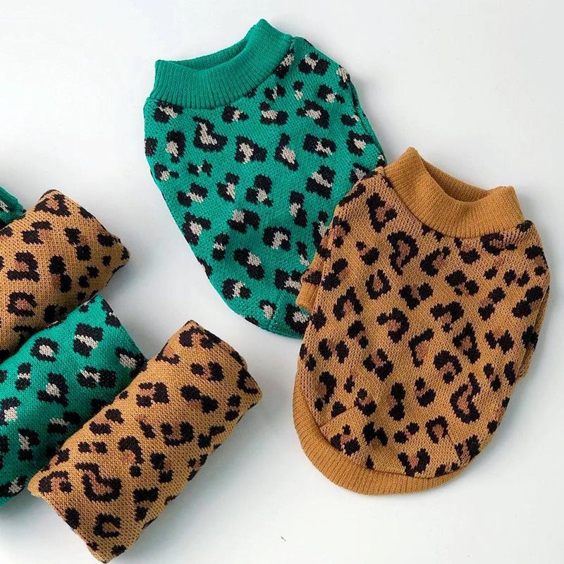 Pet Knitted Sweater Cat And Dog Clothes Teddy Bichon Pomeranian Schnauzer Small Dog Autumn And Winter Clothing