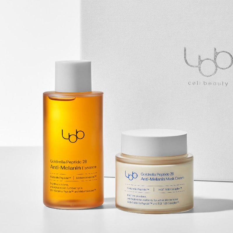 

LBB LBB Freckle Set (Goldrella Peptide 28 Anti-Melanin Essence 150ml + Mask Cream 100ml) set