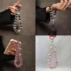 Phone Crystal Beaded Lanyard With Butterfly Bow Chain For Women And Men