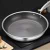 Rustfritt stål Non-stick Wok 410 Vestlig stil Induksjonskokekar for hjemmekoking