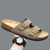 Flat Sandals Mens Sandals Genuine Leather Man Slippers for Men Men's Casual Sandal Mens Shoes 2024 High Quality Shoes Slipers