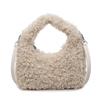 Autumn New Fashi Crossbody Bags Women Luxury Designer Handle Bags Simple Cute Plush Casual Casual Shoulder Bag