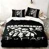 Rammstein 3pc set Perfect for bedroom use Comfortable bedding set includes a duvet cover and two pillowcases Ideal birthday or Christmas gift