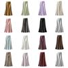 Elegant Satin Fish Tail Skirt For Women With Stretch Waistband In Spring Fashion