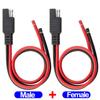 (14.5cm) SAE Connector Cable 12V Quick Disconnect 2 Pin Plug for Automotive Battery Tender Solar Panel Charger Cord Wire Harness