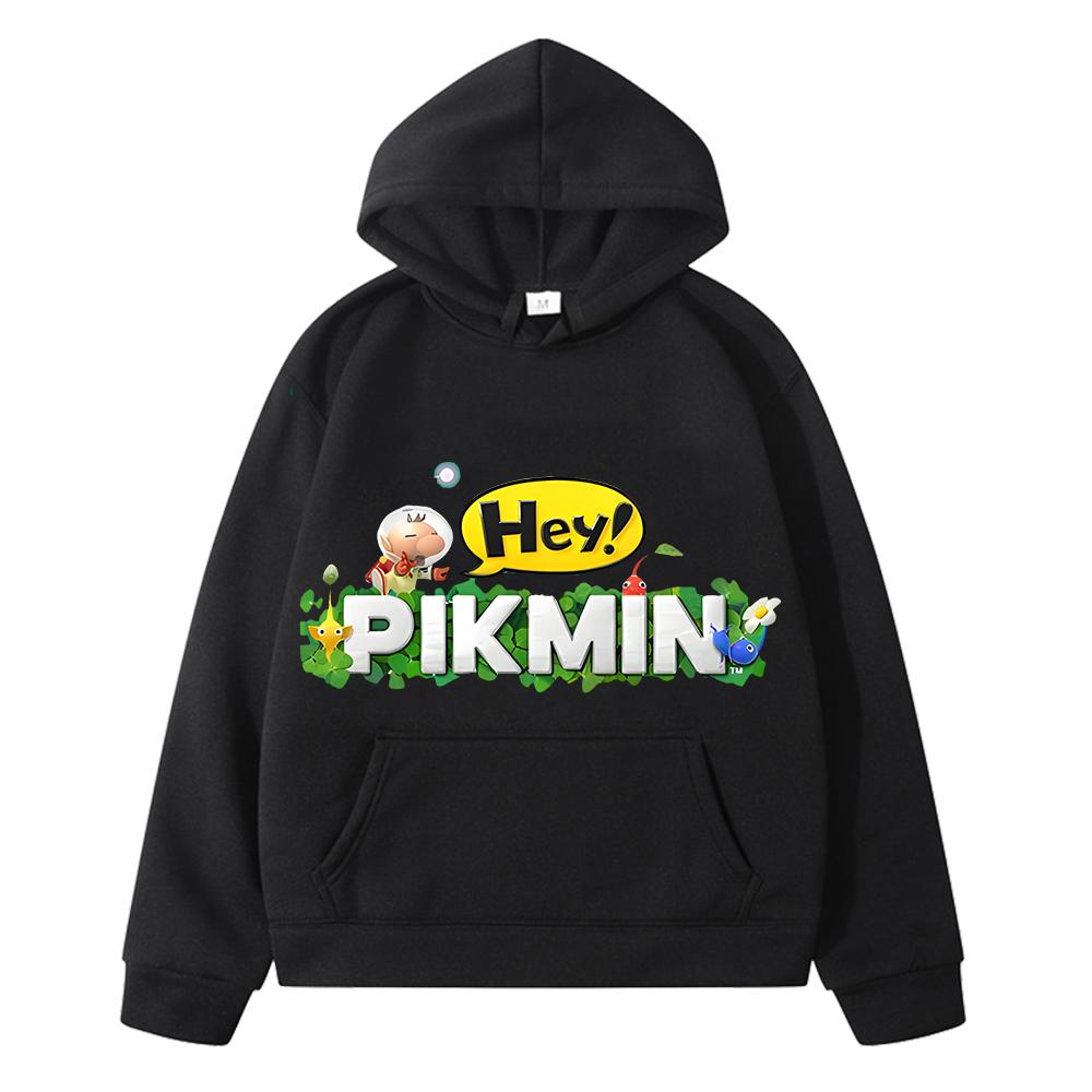 

Pikmin game graph Print hoodies Autumn Fleece sweatshirt boy clothe Jacket pullover y2k sudadera anime hoodie kids clothes girs