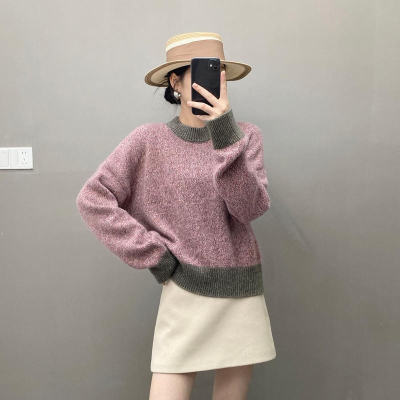 Qinghe 100% Kašmírový Dámský Svetr - Ultra Měkký Luxusní Zimní Pulovr