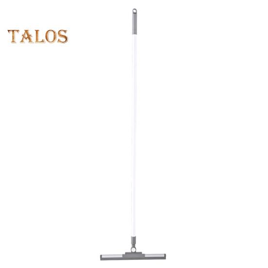 

Вращающаяся на 180 градусов щетка для пола с прочной ручкой, резиновый скребок для уборки пола, инструмент для уборки метлы с длинной ручкой белый